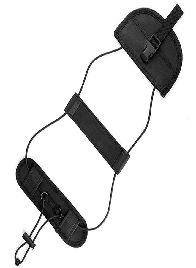 Aerexier Luggage Straps - 1Pc Luggage Bungee Strap Add a Bag - Lightweight and Durable Elastic Strap for Extra Luggage Adjustable Belt Travel Accessories - Black - Image 1